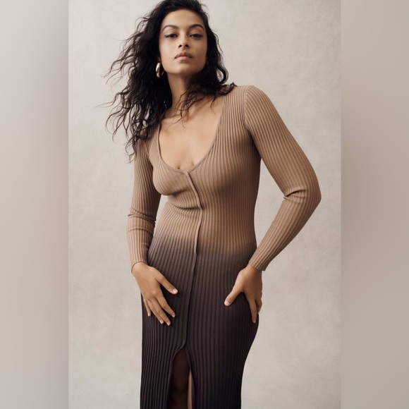 Anthropologie Significant Other Cassandra Ombre Knit Dress - Picture 3 of 5